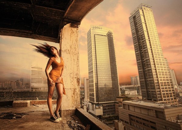 Девушка без авторских прав