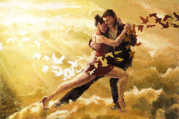 Парень и девушка танцуют