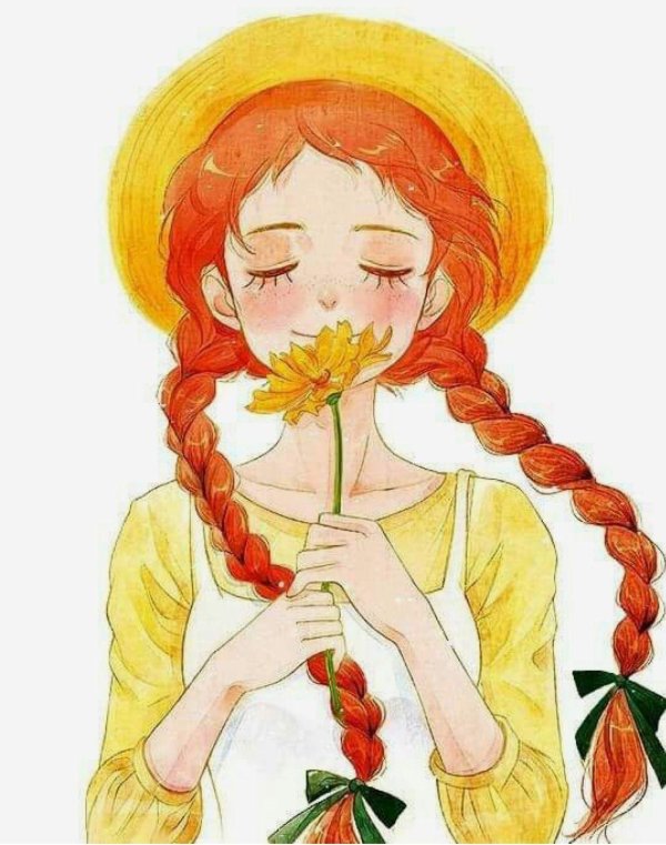 С нарисованными рыжими девушками