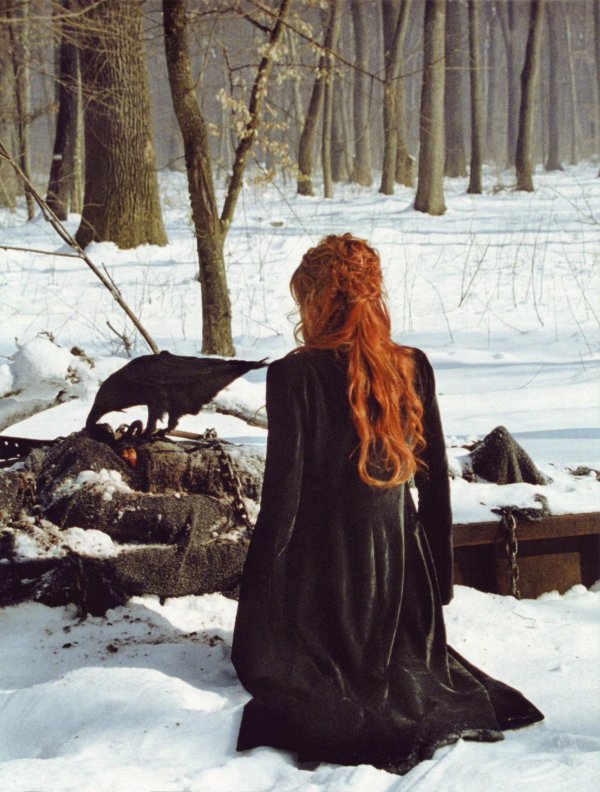 С рыжими девушками зимой