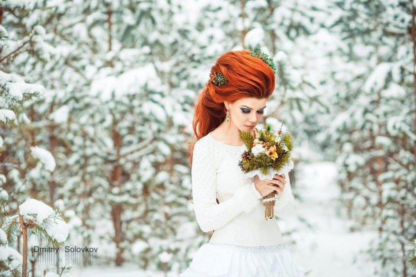 С рыжими девушками зимой