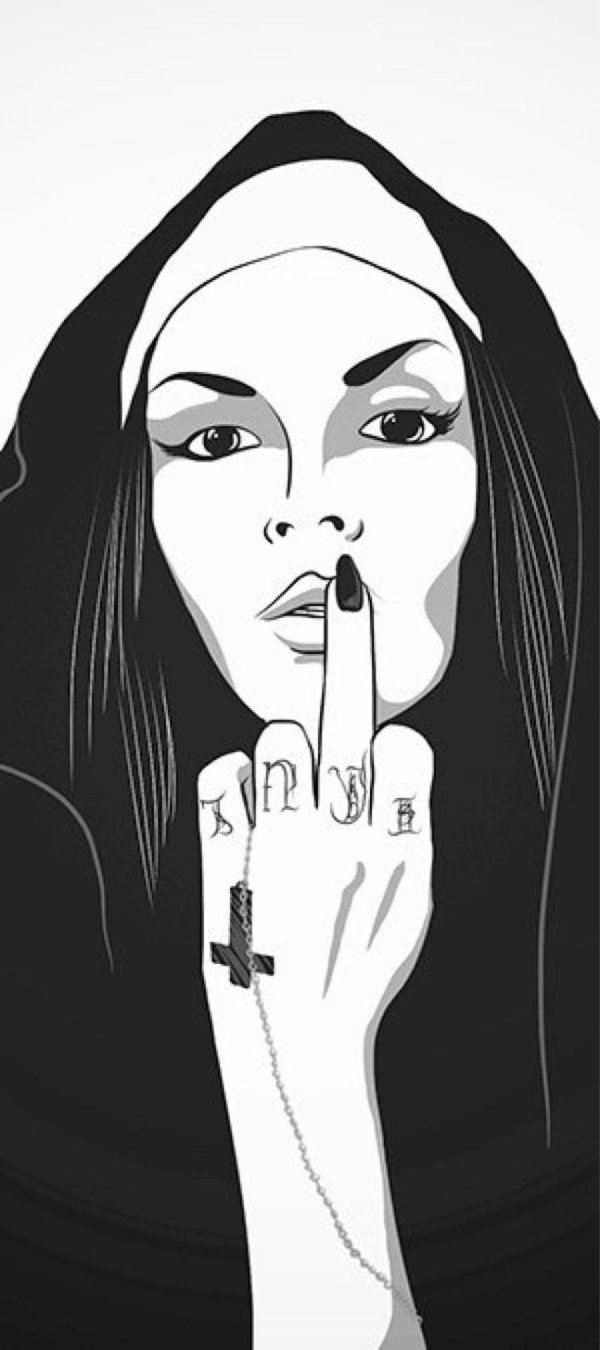 С факом и девушками