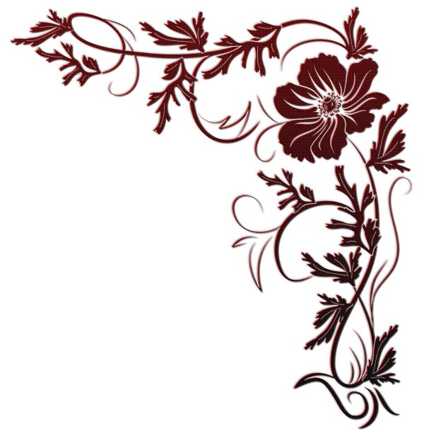 узор уголок