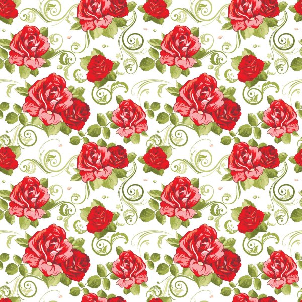 фон с красными розами