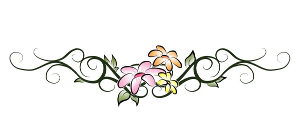 цветок татуировка