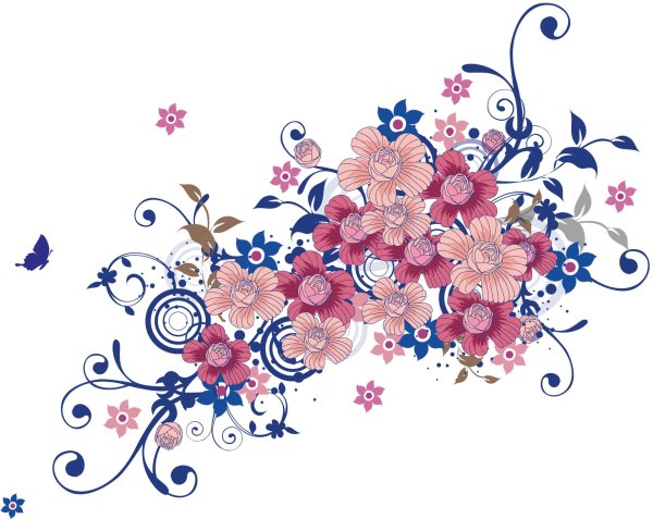 цветок узор