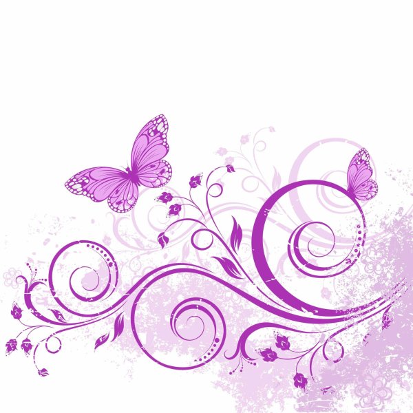 розовые узоры