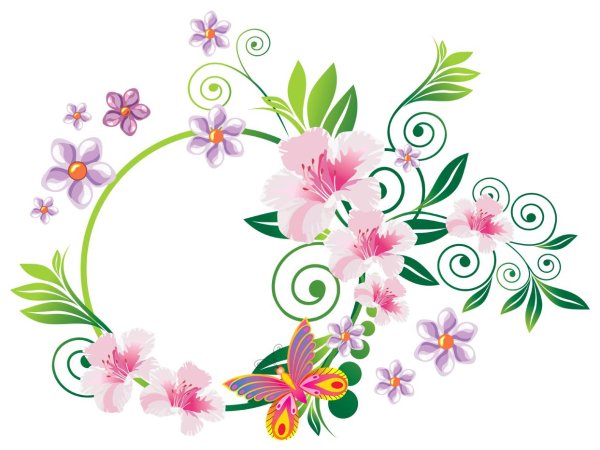 векторные цветы