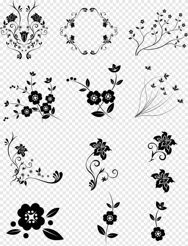 орнамент цветка