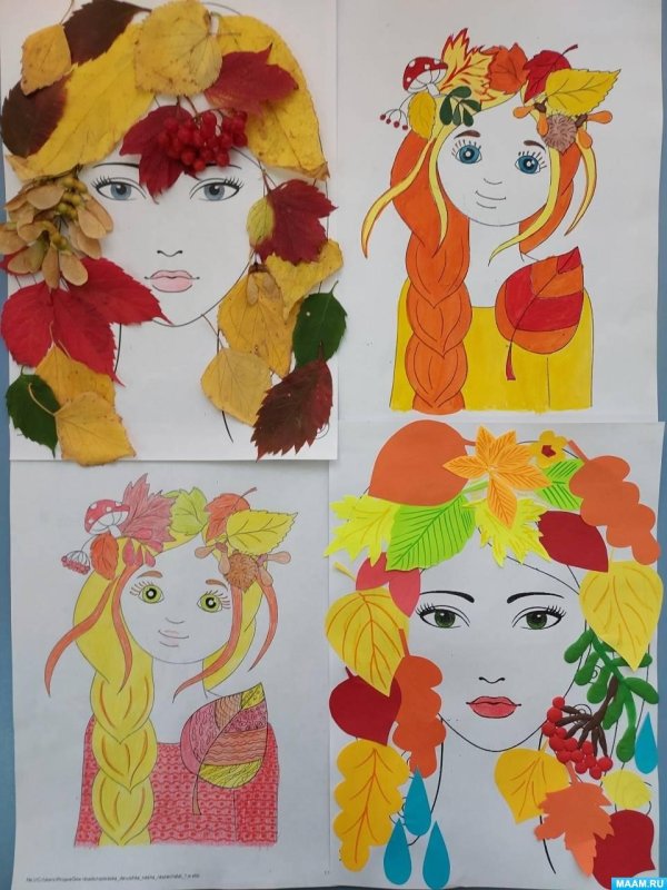 Осень девушка для детей