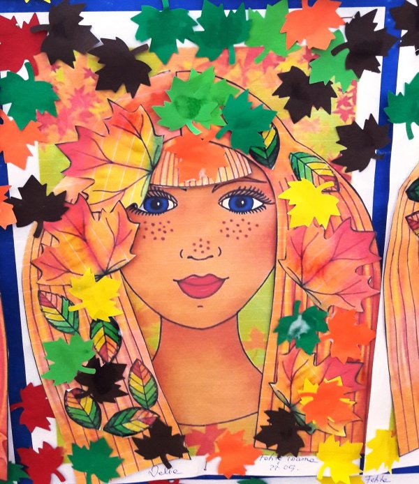 Осень девушка для детей