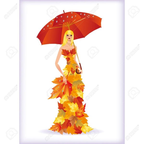 Осень девушка для детей