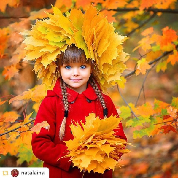 Осень девушка для детей