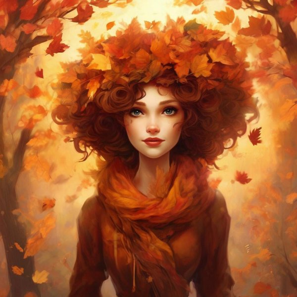 Осень девушка для детей