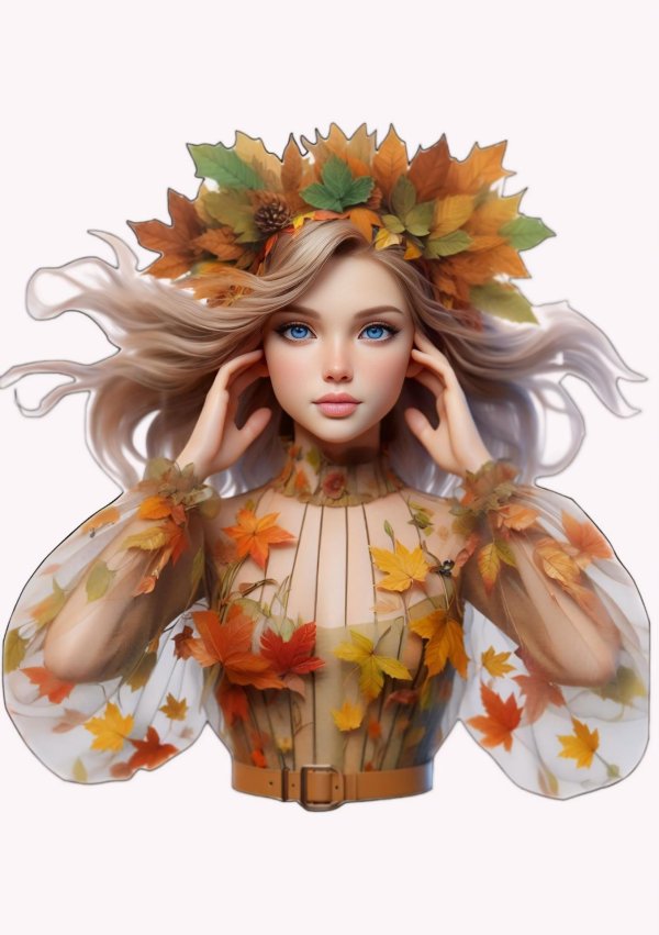 Осень девушка для детей
