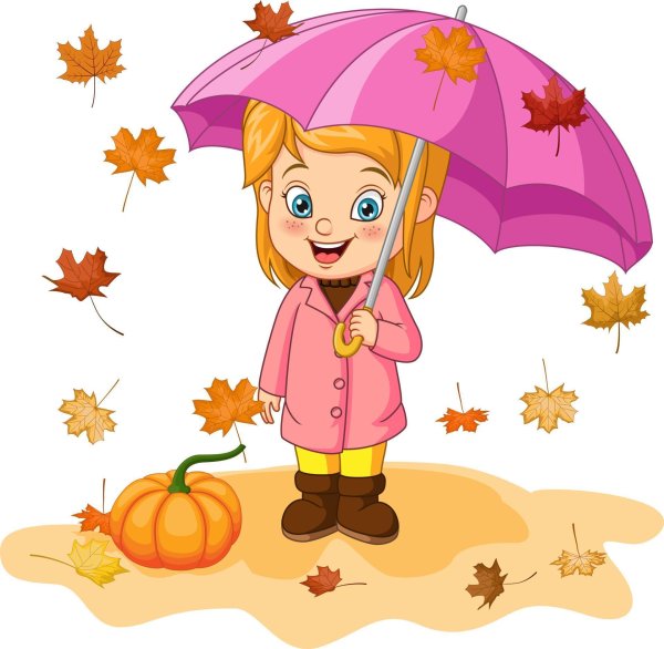 Осень девушка для детей