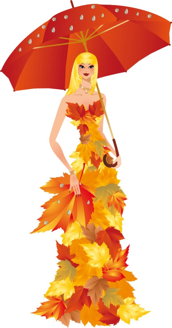Осень девушка для детей