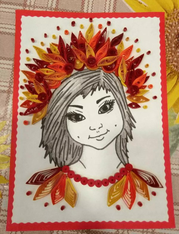 Осень девушка для детей