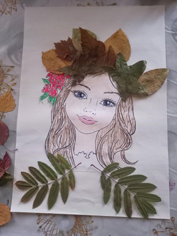 Осень девушка для детей