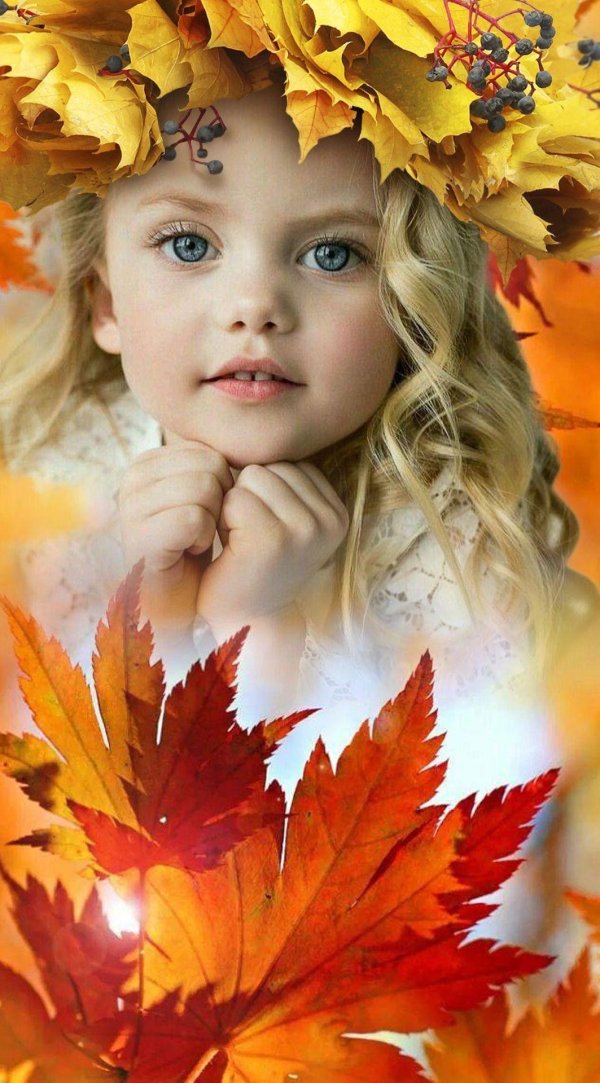 Осень девушка для детей