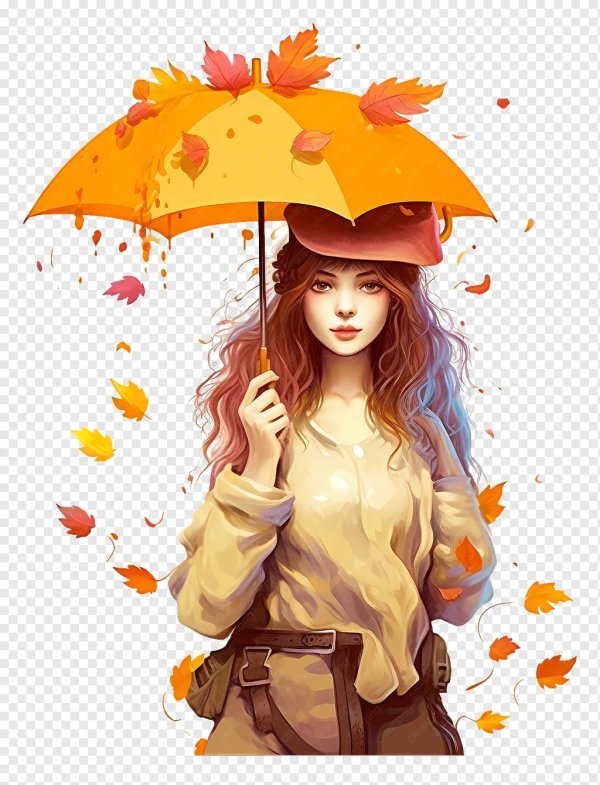 Осень девушка для детей