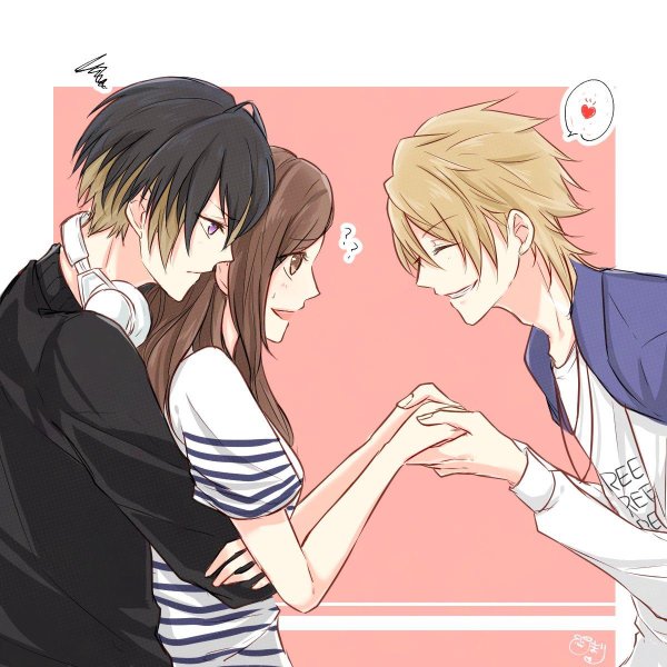 Девушка и два парня