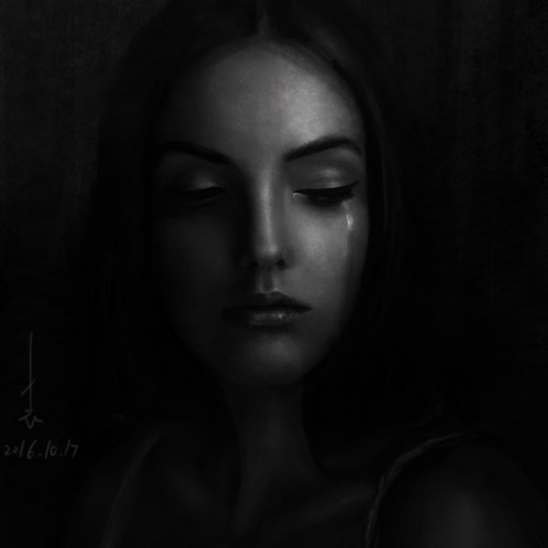 Девушка с закрытыми глазами