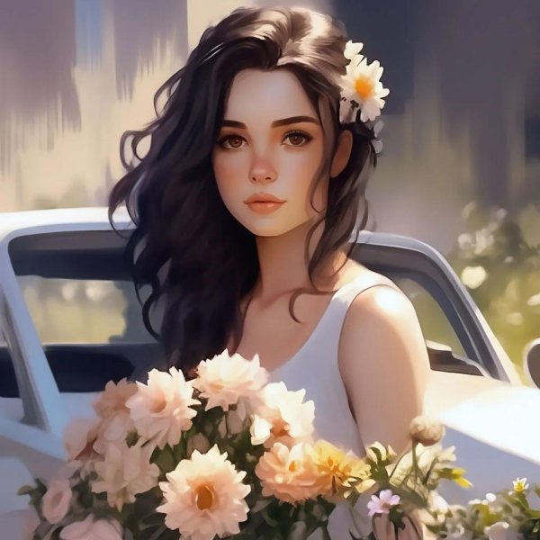 арт девушек