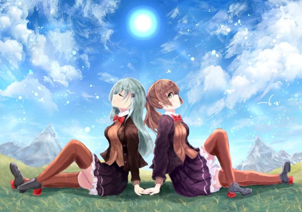 Аниме много с девушками