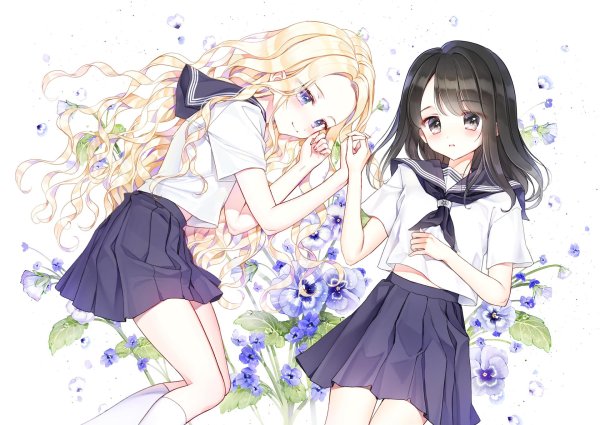 Аниме много с девушками