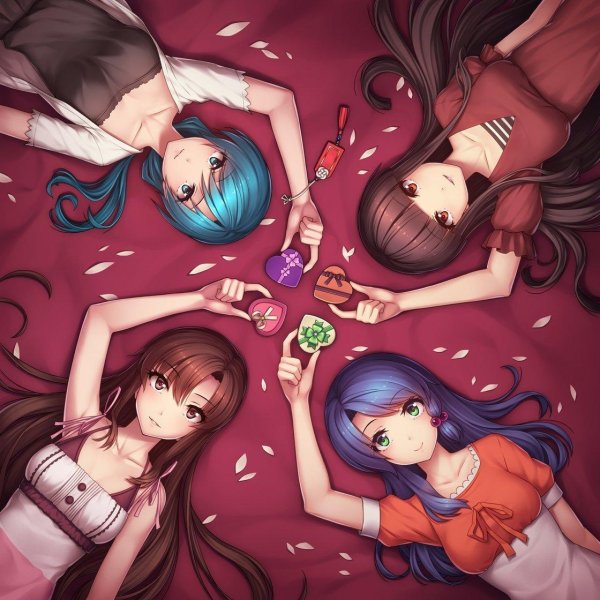 Аниме много с девушками