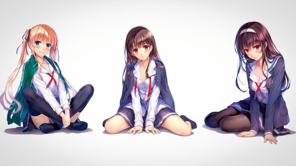 Аниме много с девушками