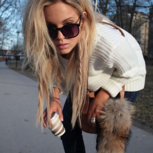 С девушками блондинками на аву