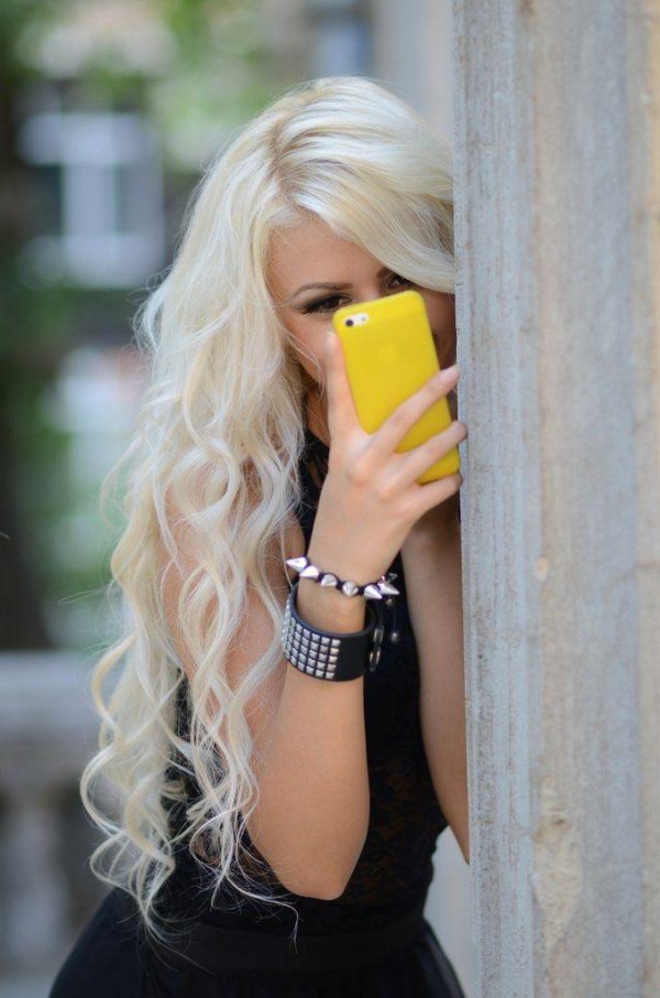 С девушками блондинками на аву