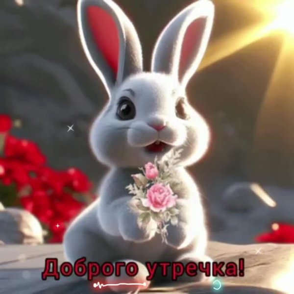 доброе утро от зайца