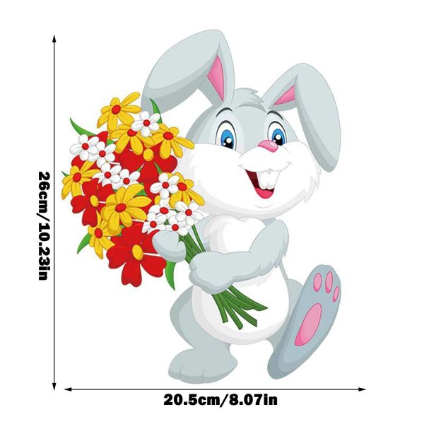 зайчик с цветочком