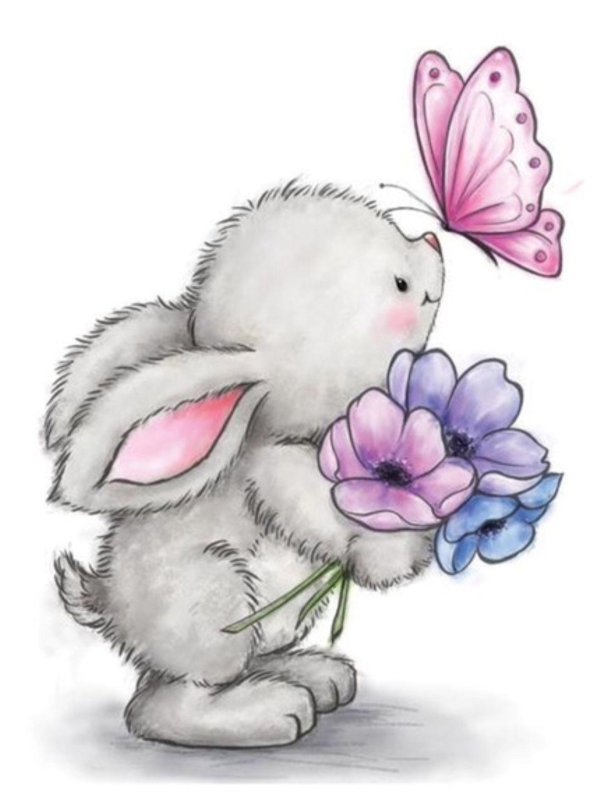 милые зайки рисунки