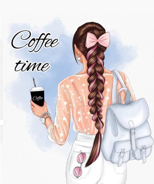 С девушками нарисованные с надписями