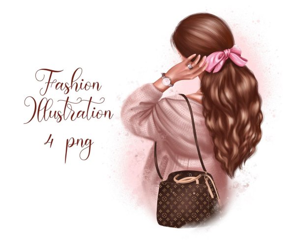 С девушками нарисованные с надписями