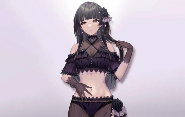 На рабочий стол девушка из аниме