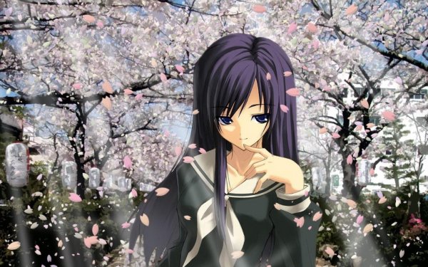 На рабочий стол девушка из аниме