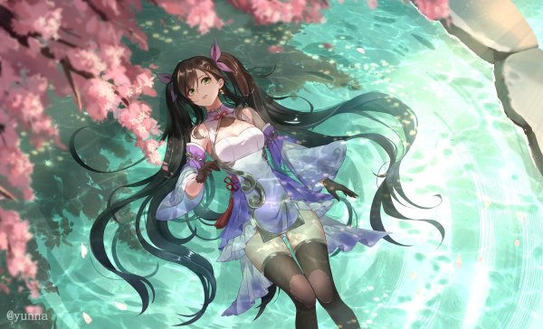 На рабочий стол девушка из аниме