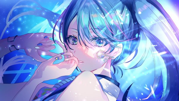 На рабочий стол девушка из аниме