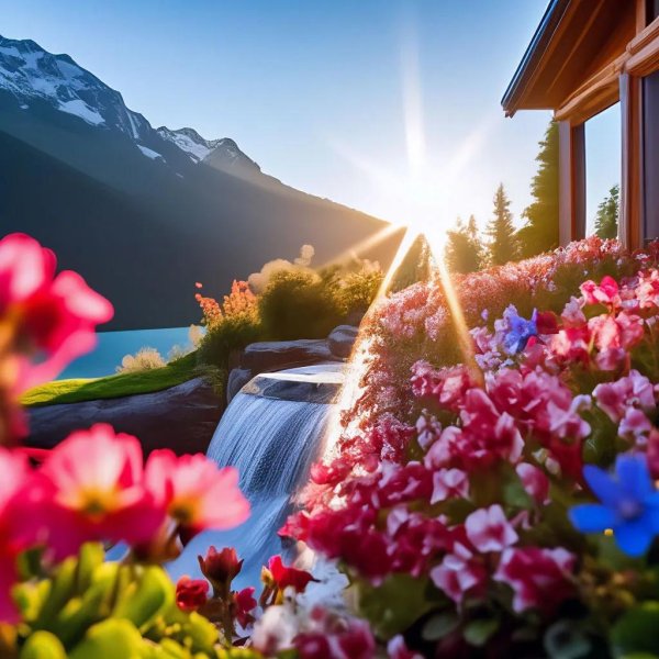 пейзаж горы