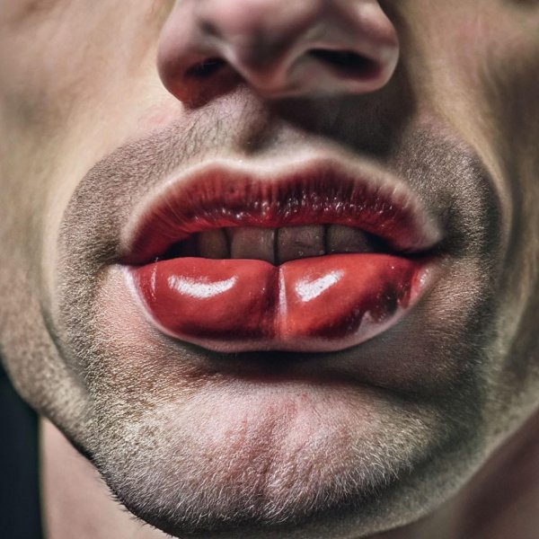 Губы для мужчины