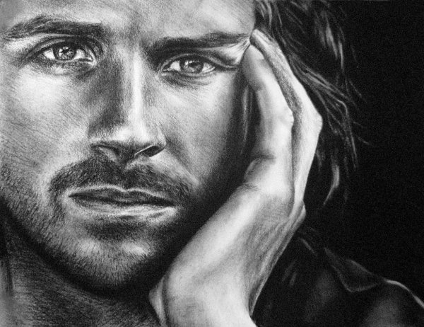 Мужчины нарисованные