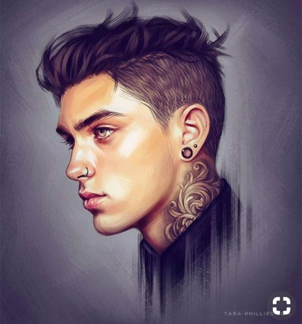 Мужчины нарисованные