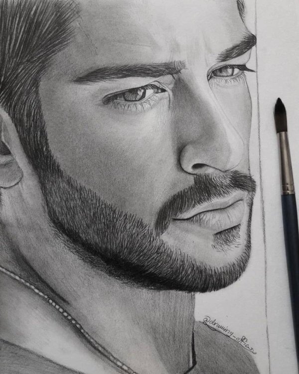 Мужчины нарисованные