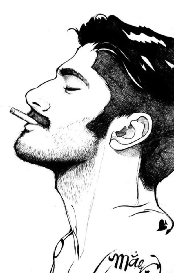 Мужчины нарисованные