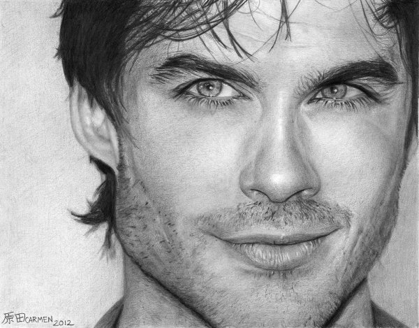 Мужчины нарисованные